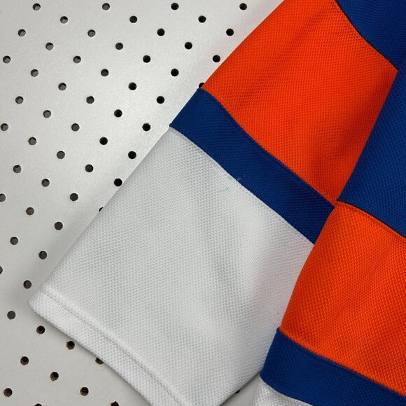 Nick Leddy Islanders Jersey Size 52 CCM NHL Stitched New York Reebok Blue Orange - Picture 5 of 9